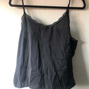 Black Lace Tank Top